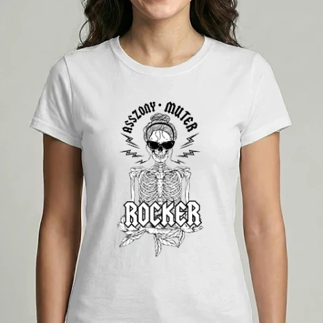 Női Imperial póló - Asszony muter rocker KOPTATOTT 