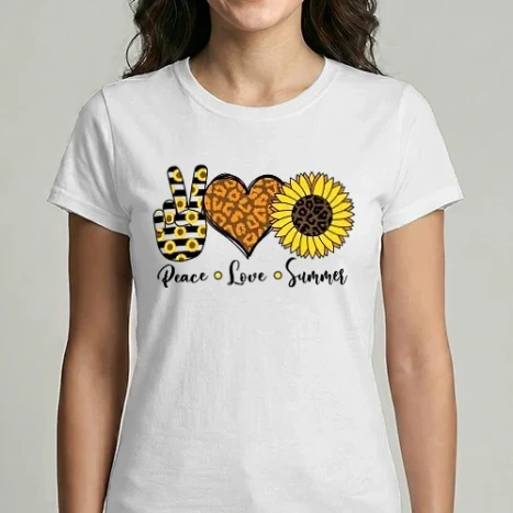 Női Imperial póló - Peace love summer