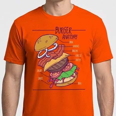 Férfi Imperial póló - BURGER ANATÓMIA