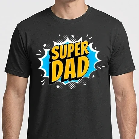 Férfi Imperial póló - Super Dad Comic
