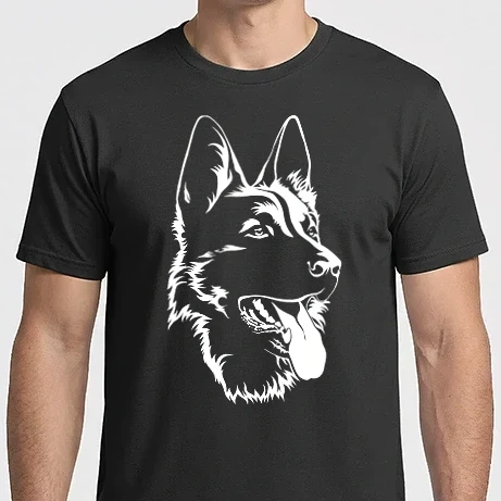 Férfi Imperial póló - Németjuhász Arc