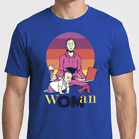 Férfi Imperial póló - wOMan az igazi női guru anya