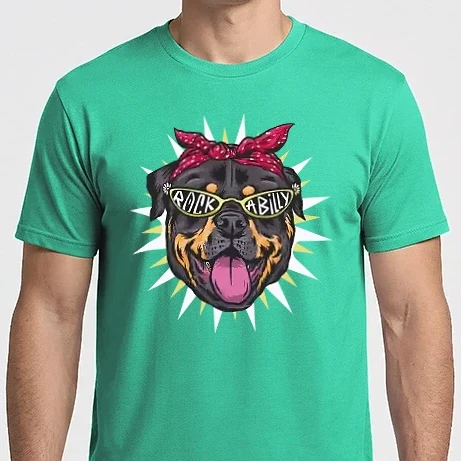 Férfi Imperial póló - Rockabilly Rottweiler