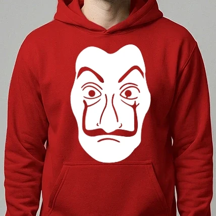 Férfi kapucnis pulóver - La Casa de Papel