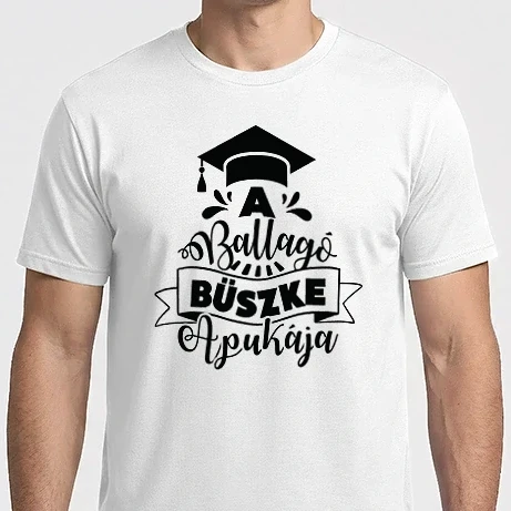 Férfi Imperial póló - Ballagó Család fekete APA