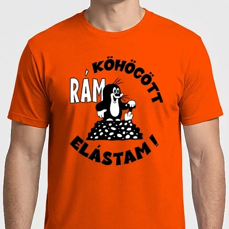 Férfi Imperial póló - Kisvakond - rám köhögött elástam