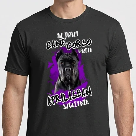 Férfi Imperial póló - Cane Corso Április
