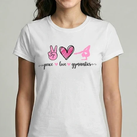 Női Imperial póló - Peace Love Gymnastics