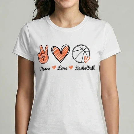 Női Imperial póló - Peace Love Basketball