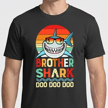 Férfi Imperial póló - Brother shark 