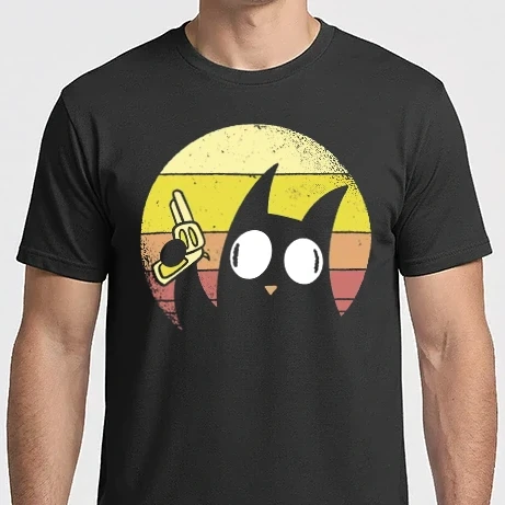 Férfi Imperial póló - Pew pew cat