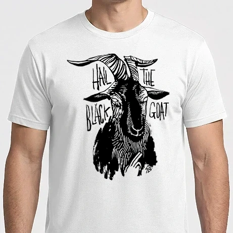 Férfi Imperial póló - Hail the black goat