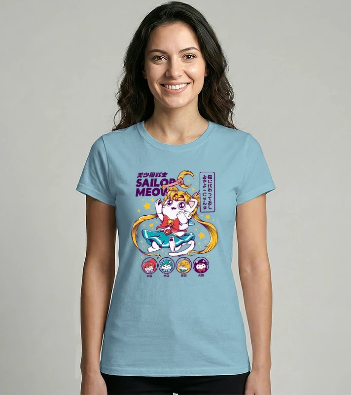 Sailor Moon Kitty – Női Imperial póló