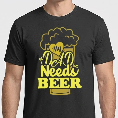 Férfi Imperial póló - My dad needs beer