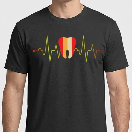 Férfi Imperial póló - Fogorvos egyedi póló minta