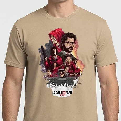 Férfi Imperial póló - La Casa De Papel ciao bella (Nagy pénzrablás)