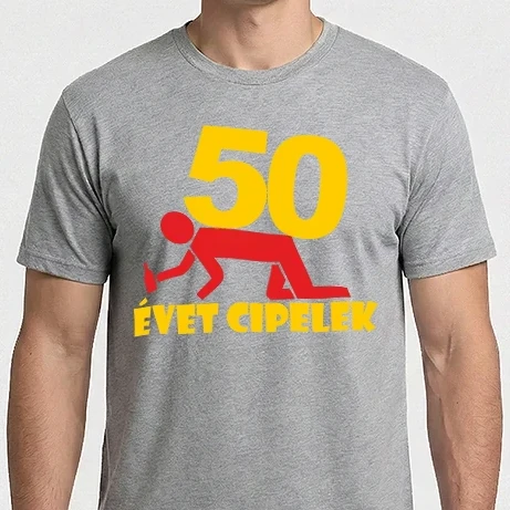 Férfi Imperial póló - 50 évet cipelek