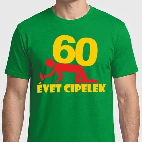 Férfi Imperial póló - 60 évet cipelek