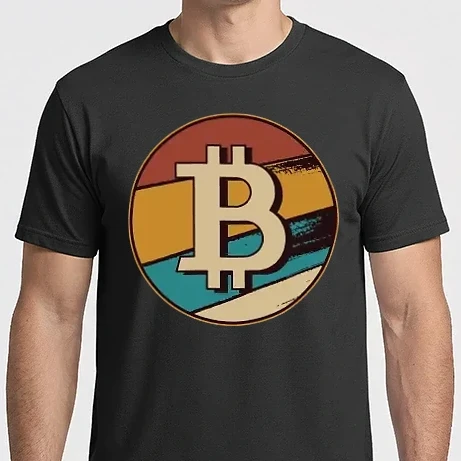 Férfi Imperial póló - Bitcoin retro