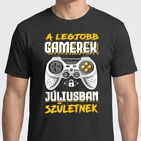 Férfi Imperial póló - A Legjobb Gamerek Júliusban születnek