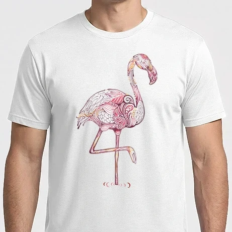 Férfi Imperial póló - Flamingó