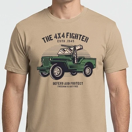 Férfi Imperial póló - OLD war jeep