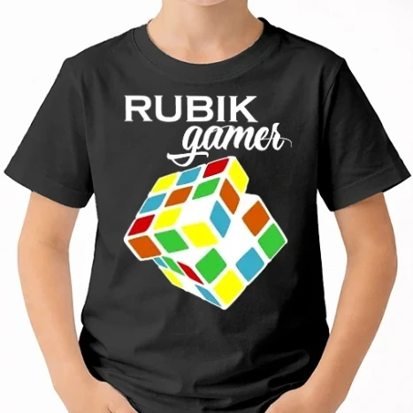 Uniszex gyerek Póló - Rubik fehér