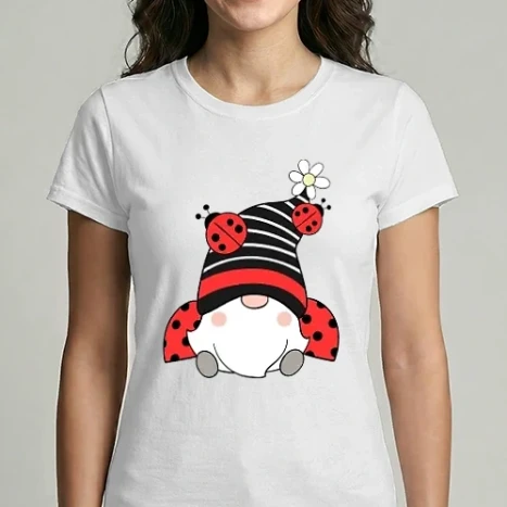 Női Imperial póló - Ladybug Gnomes