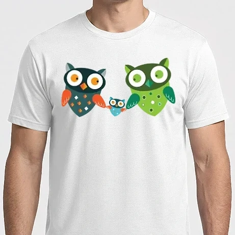 Férfi Imperial póló - owl_family1