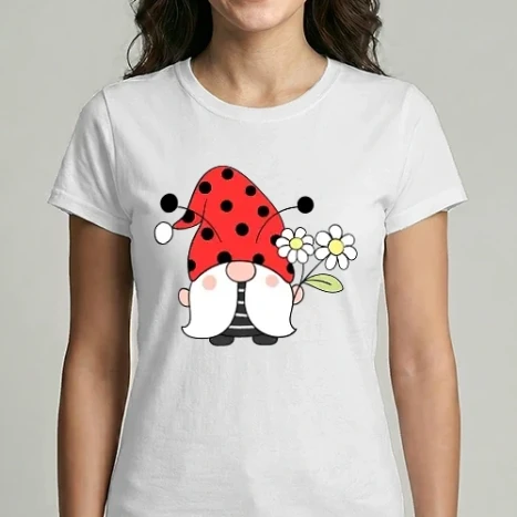 Női Imperial póló - Ladybug Gnomes