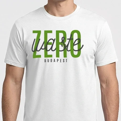 Férfi Imperial póló - zero-waste-script-budapest-green-grey