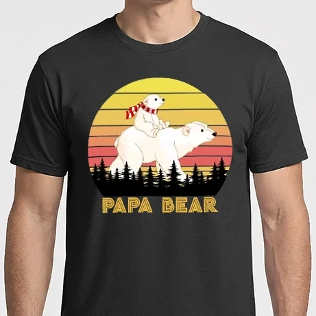 Férfi Imperial póló - Papa bear