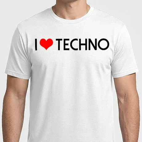 Férfi Imperial póló - I LOVE TECHNO 2021