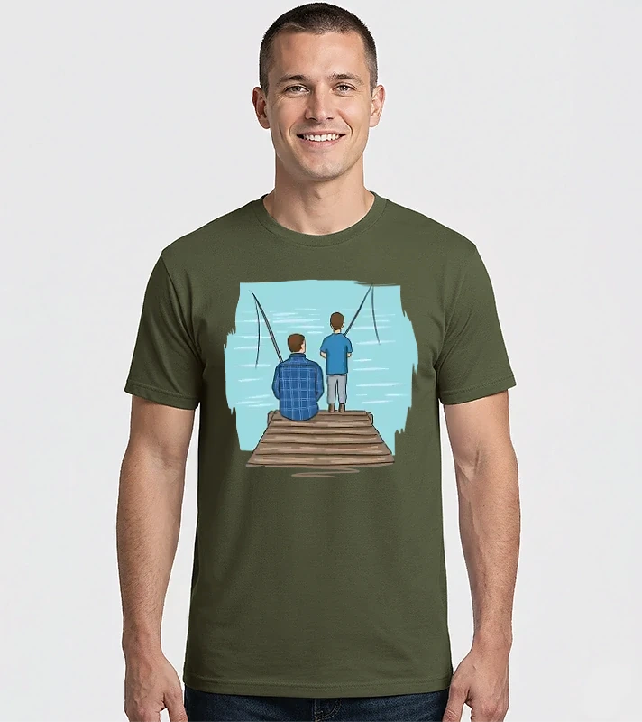 Fishing Dad – Férfi Imperial póló
