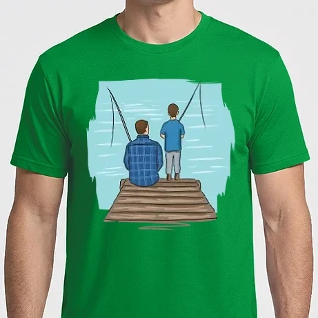Férfi Imperial póló - Fishing Dad