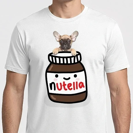 Férfi Imperial póló - Nutella francia bulldog