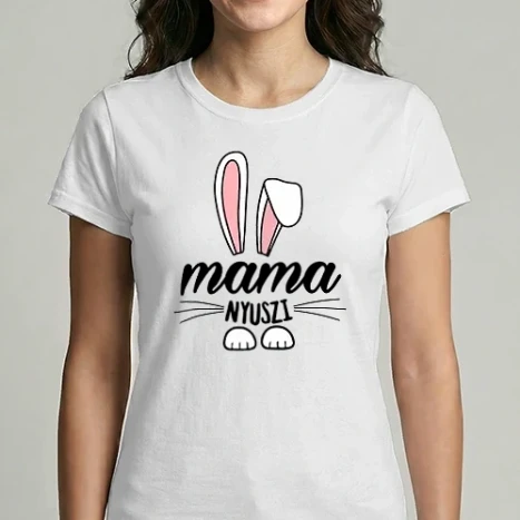 Női Imperial póló - Nyuszicsalád mama