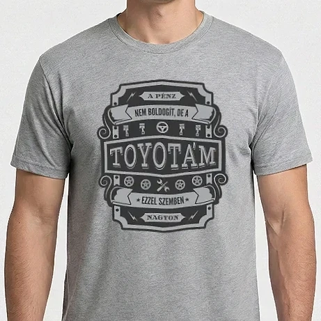 Férfi Imperial póló - Boldogság a Toyotám