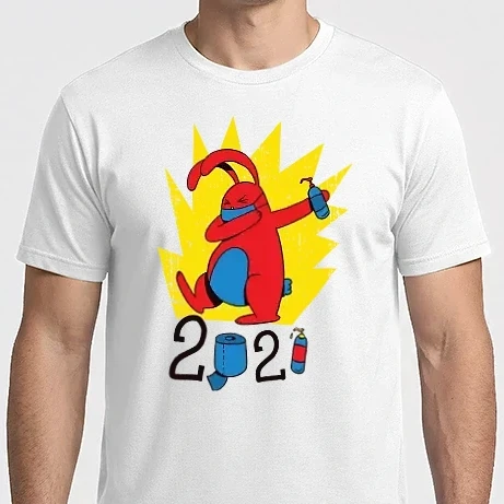Férfi Imperial póló - Húsvét 2021 - nyuszi maszkban