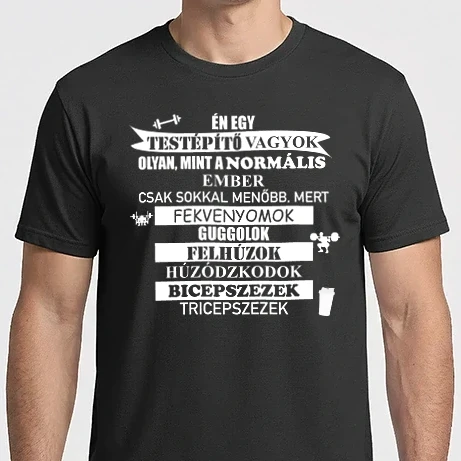 Férfi Imperial póló - Testépítő vagyok