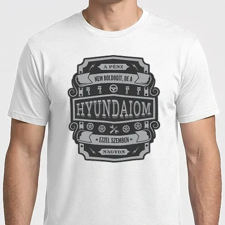 Férfi Imperial póló - Boldogság a Hyundaiom