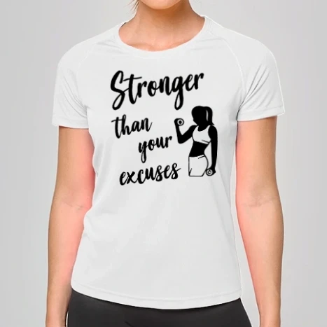 Női sportmez - Stronger than excuses