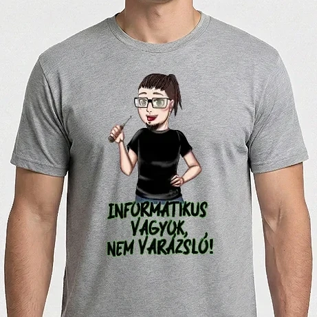 Férfi Imperial póló - Informatikus vagyok, nem varázsló!