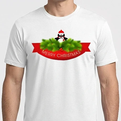 Férfi Imperial póló - Merry Christmas Pingvin