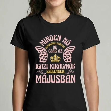 Női Imperial póló - Szülinapos királynő MÁJUS