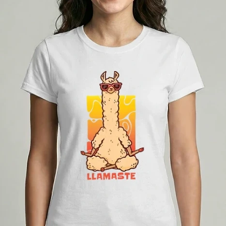 Női Imperial póló - MEDITÁLÓ LÁMA