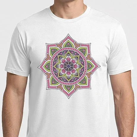 Férfi Imperial póló - Pink Mandala