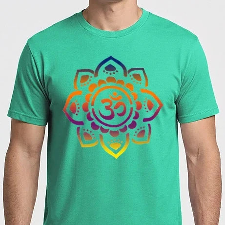 Férfi Imperial póló - OM Mandala Virág