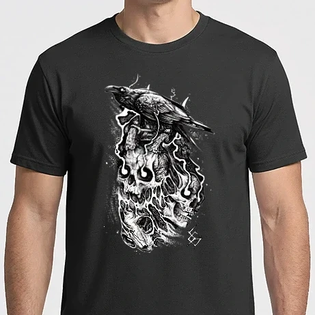 Férfi Imperial póló - Skullcrow