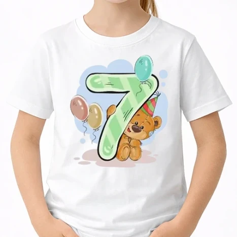 Uniszex gyerek Póló - 7 éves